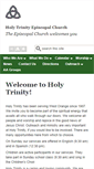 Mobile Screenshot of holytrinitywo.org